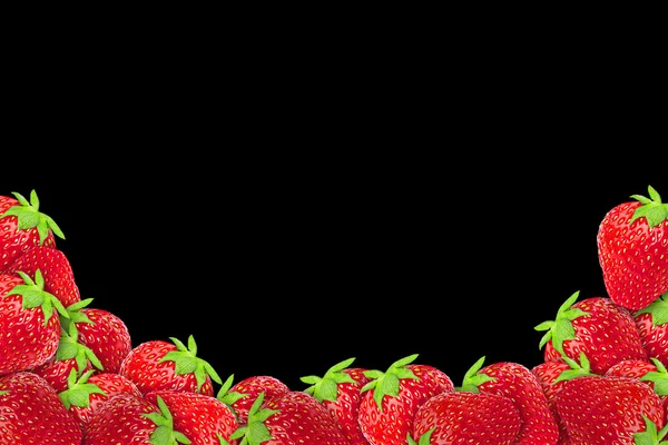 Beautiful strawberry background — Stock Photo, Image