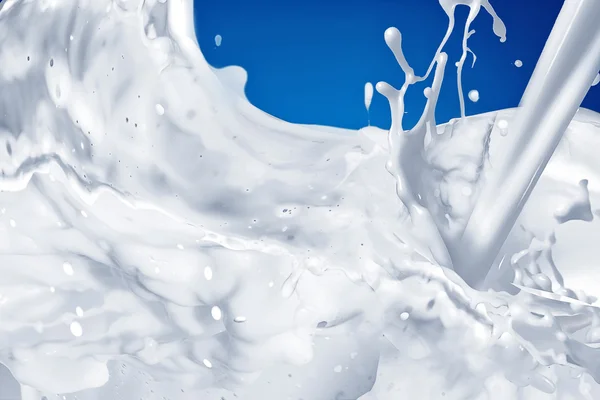 Süt splash arka plan — Stok fotoğraf