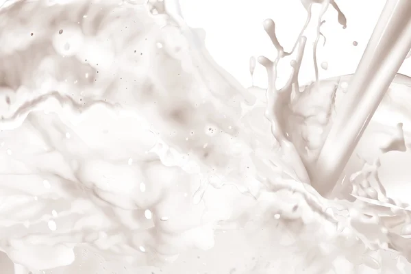 Mjölk splash bakgrund — Stockfoto