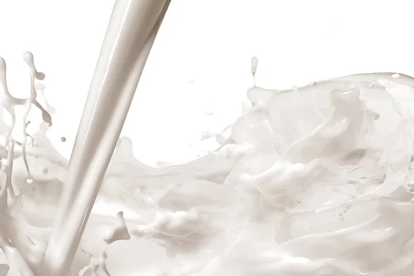 Latar belakang percikan susu — Stok Foto