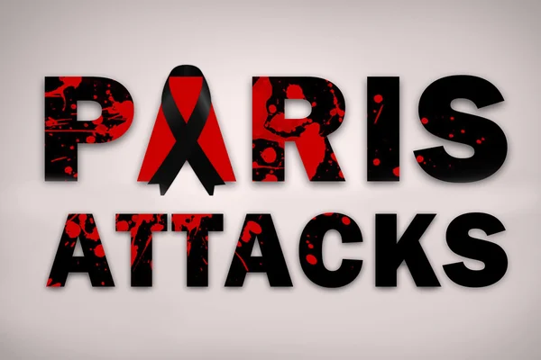 新しいパリの攻撃の背景 — ストック写真