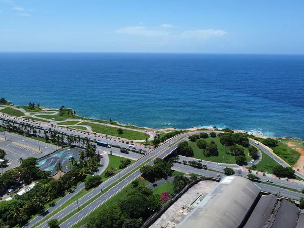 Plajın havadan görünüşü