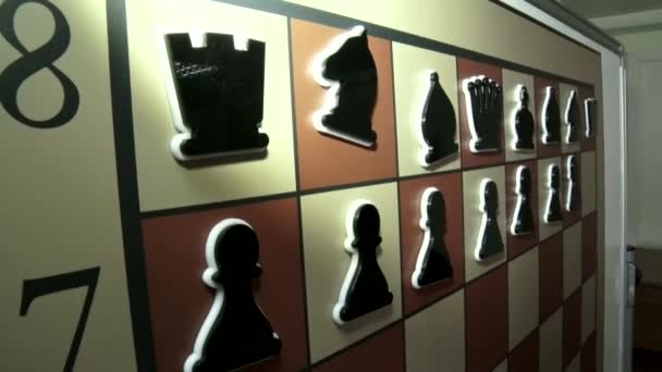Ruce - dětský šachový turnaj — Stock video