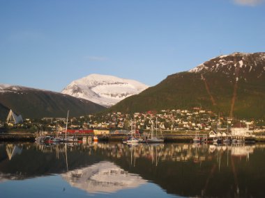 Şehir Tromsø görünümü