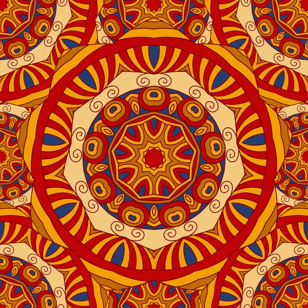 Seamless  vector  background with mandala. — Free Stock Photo