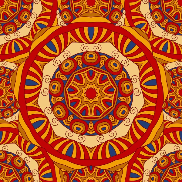 Sömlös vektor bakgrund med Mandala. — Gratis stockfoto