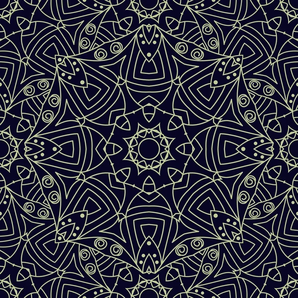 Sömlös vektor bakgrund med Mandala. — Gratis stockfoto