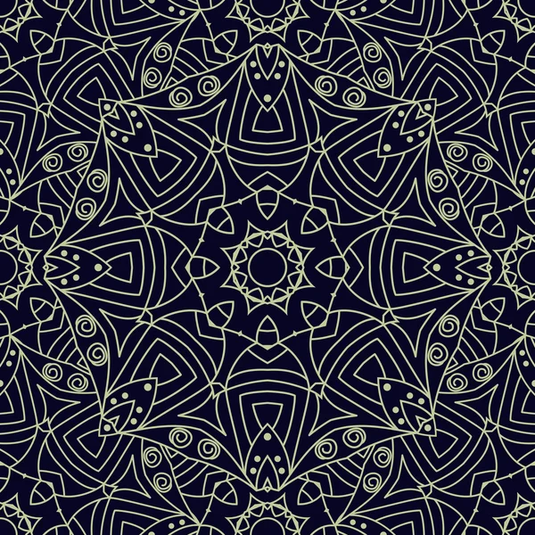 Seamless  vector  background with mandala. — Free Stock Photo