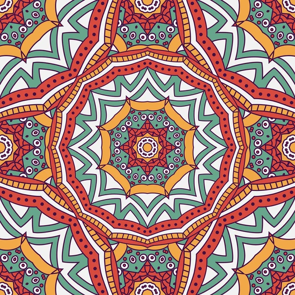 Sömlös vektor bakgrund med Mandala. — Gratis stockfoto