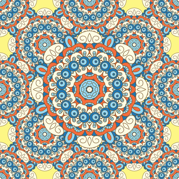 Seamless  vector  background with mandala. — Free Stock Photo