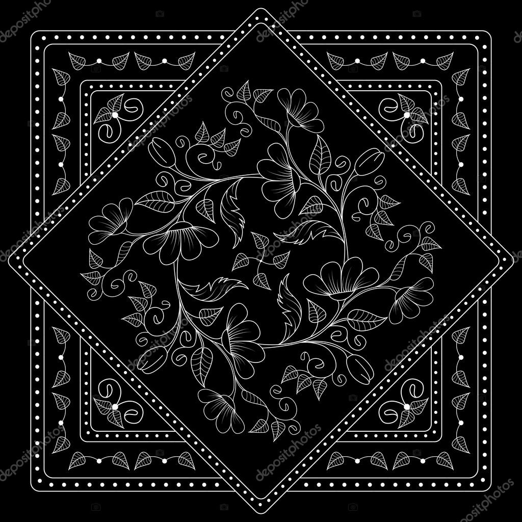 Kunyeah Bandana Per Capelli All'uncinetto, 2 Pezzi, Motivo Floreale, Stile Bohémien, Vintage, Fatto A Mano, Per Ragazze E Donne, Colorato/Beige, 1