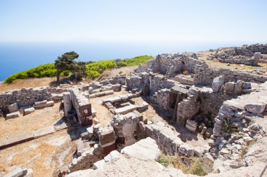 Eski şehrin kalıntıları.