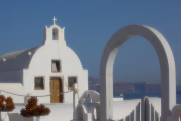 Santorini görünümünü — Stok fotoğraf