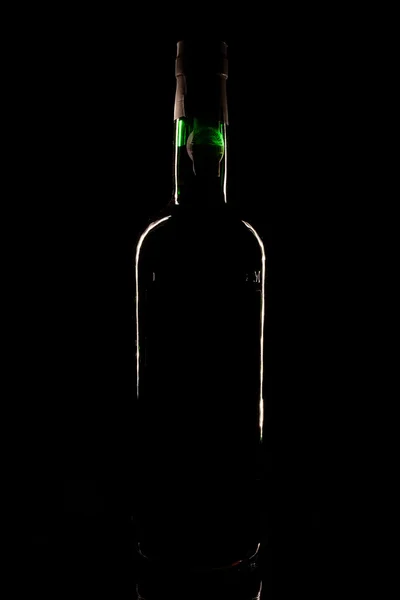 Пляшка вина — стокове фото