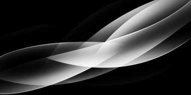 Modern Siyah ve Beyaz Parlayan şekiller soyut arkaplan duvar kağıdı.