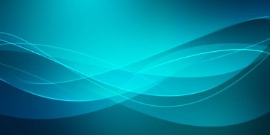 Soyut Işıltı Merkezi Geçmişli Mavi Çizgiler. Modern zarif mavi arkaplan konsepti.