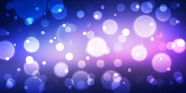 Glow Defocused Blue Purple Lights Abstract Bokeh Concept Modern Design — Stockfoto