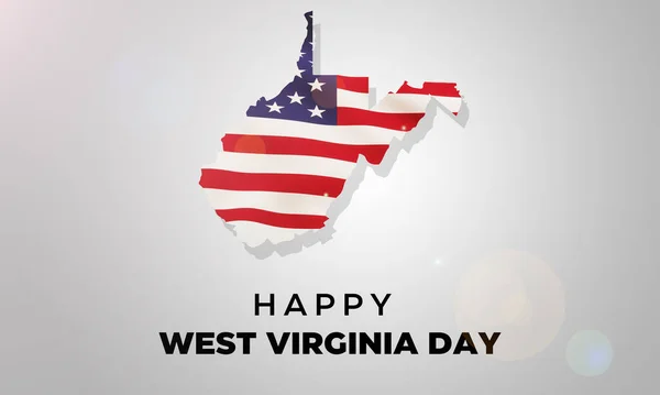 Счастливого Дня Западной Вирджинии — стоковое фото