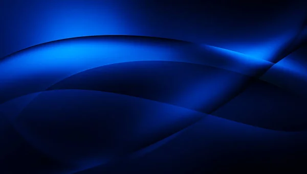 Beautiful Blue Glowing Shapes Abstract Background Concept Design Moderno Blu — Foto Stock