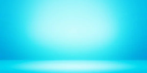 Modern Glowing Lights Sky Blue Abstract Free Room Space Rendered — Fotografia de Stock