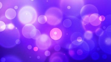 Görüntü Yumuşak Işıkları 4K animasyonlu soyut Bokeh Arkaplanı. Odaklanmamış ışıklar bokeh arkaplan