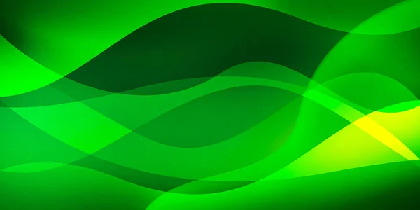 New Green Abstract Modern Shapes Background Wallpaper Green Yellow Gradient — Stock Photo, Image