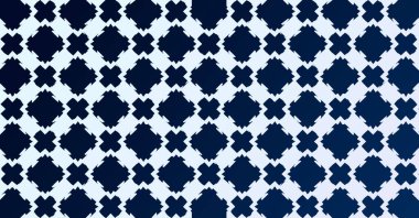 Mavi Aralıksız Desen Tasarımı Soyut Arkaplan Gradyanı. Modern ve klasik karışık şablon arkaplanı