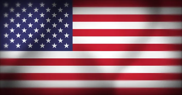 United States Waving Flag Blur Sides Modern Patriotic Abstract Flag — 스톡 사진