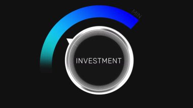 Çevir göstergesi ile yatırım kavramının 4k animasyonu, finansal büyüme ve gelişmiş iş fırsatları stratejisini günümüzde vurguluyor.