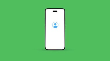 Kilit simgeleri ve yeşil arkaplanı 4k animasyon görüntülerinde olan akıllı telefon ekranında doğrulanmış kullanıcı güvenlik denetimi canlandırması.