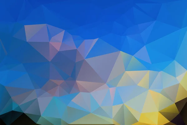 Résumé Polygonal From Blue Sky . — Image vectorielle