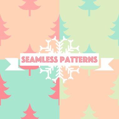 Bir dizi kusursuz Noel şablonu.