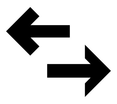 Ok simgeleri. Beyaz arka plan üzerinde izole. Ok sembolü. Küçük resim simgesi.