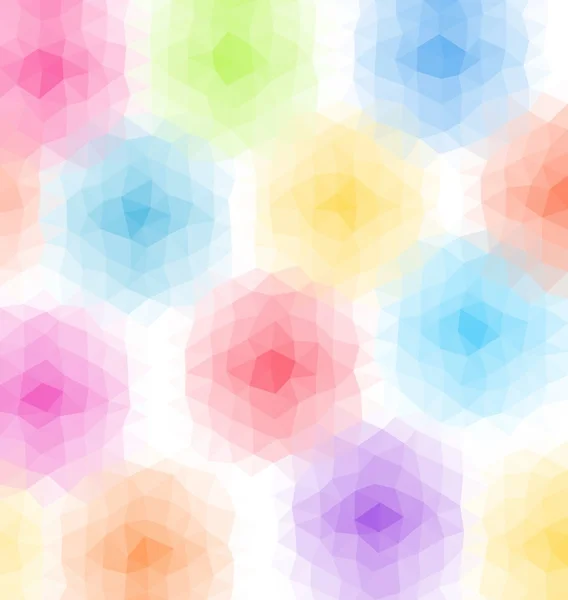 Contexte triangulaire abstrait. Couleur pastel low poly design — Image vectorielle