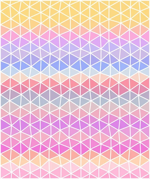Пастельные цветные многоугольные иллюстрации состоят из треугольников — стоковый вектор