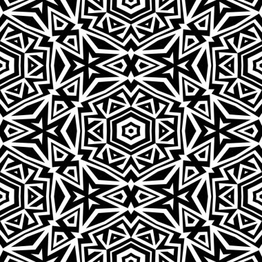 Beyaz arka planda süslü püslü süsleri olan kusursuz bir desen. Tek renkli tek renkli duvar kâğıdı. Döşeme, ambalaj kağıtları, duvar kağıtları gibi kullanılabilir. 