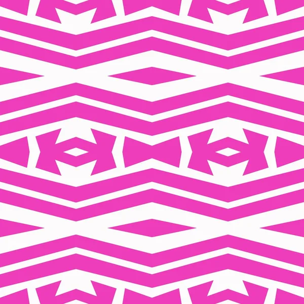 Geometric line art pattern over white background. Seamless monochromatic wallpaper. Usable as pink and white tiling, wrappping papers, wallpapers etc.
