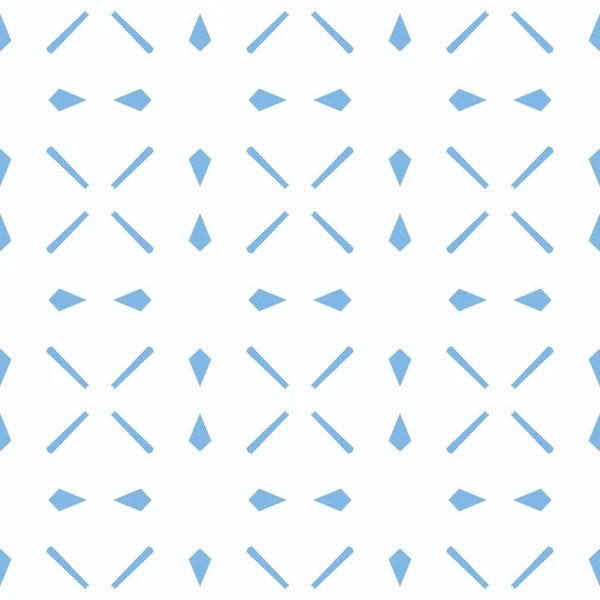 Bezešvé Minimální Dlaždice Vzor Strukturované Pozadí Ozdobném Stylu Tileable Modré — Stock fotografie