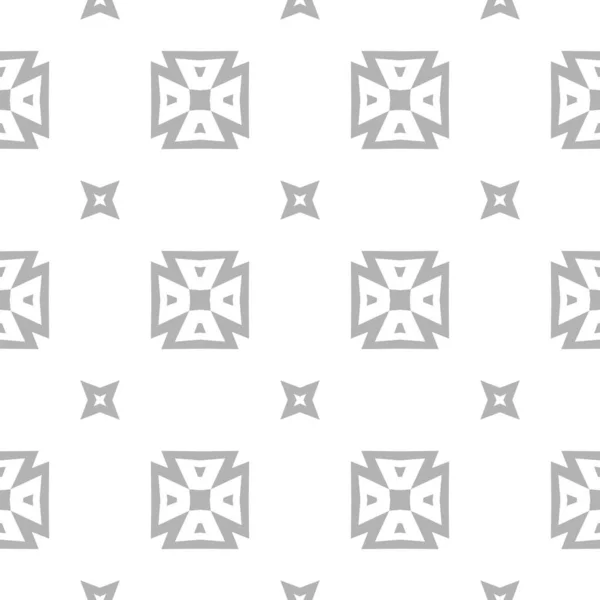 Zökkenőmentes Monokromatikus Minta Háttér Textúra Geometriai Díszítő Stílusban Minimalista Háttér — Stock Fotó