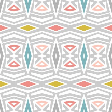 Pastel renkli çizgiler beyaz arkaplan üzerinde. Kusursuz geometrik duvar kağıdı. Tekrarlanan modern kaplama, ambalaj kağıtları, duvar kağıtları vs.. 