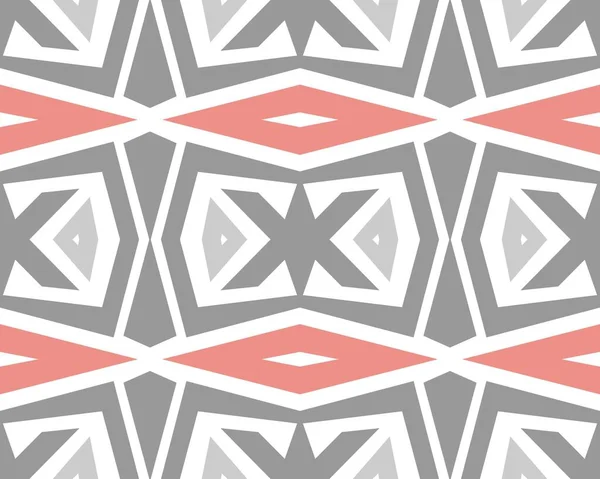 Nahtloses Pastellfarbenes Muster Rosa Grau Und Weiß Hintergrund Nahtlose Geometrische — Stockvektor