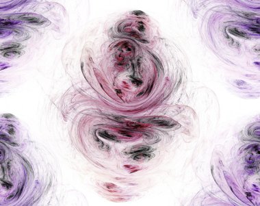 Beyaz izi kesintisiz soyut şekli