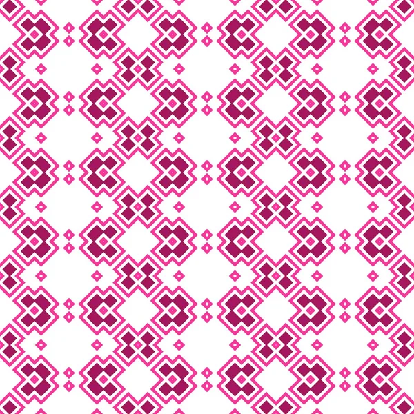 Геометричні шпалери рожевого кольору на білому — стокове фото