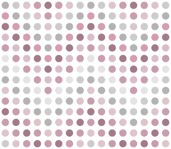 Nahtlos gepunktetes Chevron-Muster in rosa und grau — Stockvektor