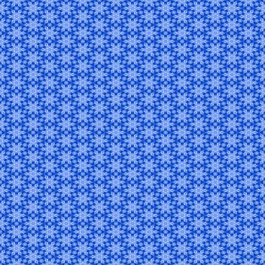 Sorunsuz çiçek desenli veya arka plan mavi