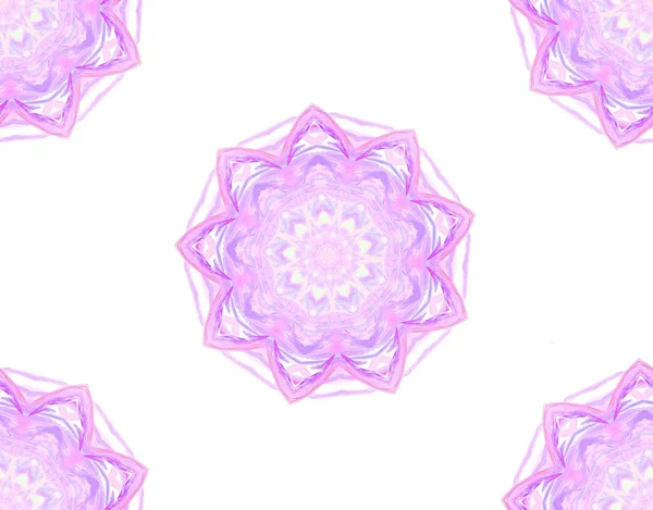 Motif floral sans couture en rose et violet sur blanc — Photo