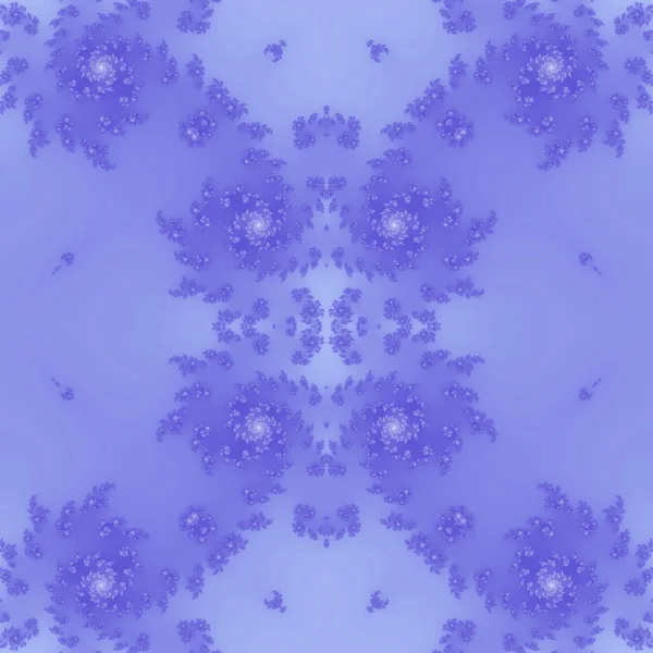 Patrón fractal sin costuras en azul —  Fotos de Stock