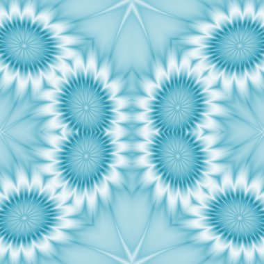 Sürekli değişen soyut çiçek arka plan. Mavi seamless modeli