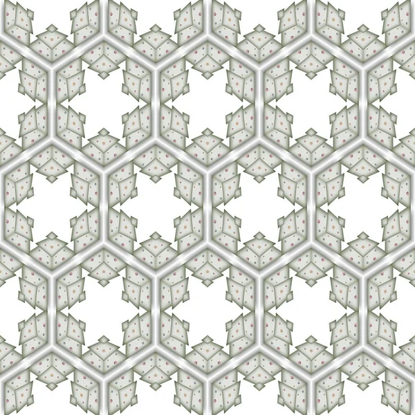 Nahtlos verziertes Muster mit Sternenformen — Stockfoto
