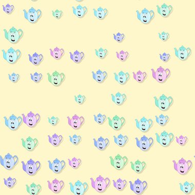 Alt gölge sarı ile sorunsuz tencere kalıbı